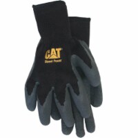 Caterpillar Men's Indoor/Outdoor Palm Work Gloves Black Large Perspective: Main