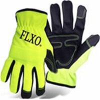 Boss Manufacturing 901XL Extra Large Hi-Vis Pu Palm Glove with Foam Padding