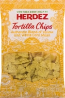 Herdez Yellow & White Corn Masa Tortilla Chips Perspective: Main