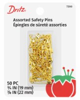 Dritz® Assorted Gilt Safety Pins Perspective: Main