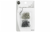 Dritz Bulb Safety Pins 50/Pkg-Black & Nickel