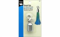 Dritz Tassel Cap W/Lobster Clasp Nickel 1pc