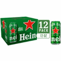 Heineken Original Lager Beer, 12 Pack, 12 fl oz Cans Perspective: Main
