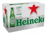 Heineken Light Lager Beer, 18 Pack, 12 fl oz Bottles Perspective: Main