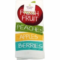 RITZ® 13704 Printed Dual Kitchen Towel 16X26 FRESH FRUIT SIGN