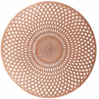 RITZ® 64726 Spiral Round Placemat Honey Gold