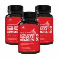 Totally Products Apple Cider Vinegar Gummies - Non GMO (3 bottles)