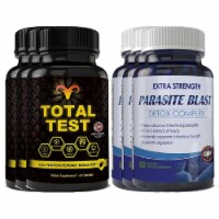 Total Test Testosterone Booster and Parasite Blast Combo Pack