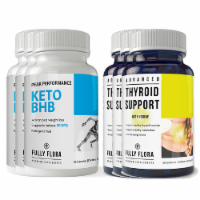 Fully Flora Keto BHB and Thyroid Support Combo Pack