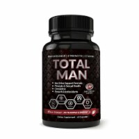 Total Man 1600mg, Tribulus & Tongkat Ali-Natural aphrodisiac and Libido booster (60 Capsules)