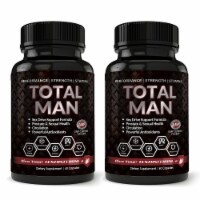 Total Man 1600mg, Tribulus & Tongkat Ali-Natural aphrodisiac and Libido booster (60 Capsules)