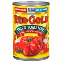 Red Gold® Basil Garlic & Oregano Diced Tomatoes