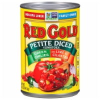 Red Gold® Petite Diced Green Chilies Lime Juice & Cilantro Tomatoes