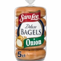 Sara Lee Onion Deluxe Bagels Perspective: Main