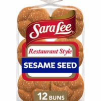 Sara Lee Sesame Hamburger Buns Perspective: Main