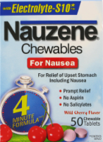 Nauzene Wild Cherry Chewable Tablets Perspective: Main