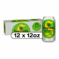 Seagram's® Ginger Ale Caffeine Free Zero Sugar Soda Cans