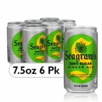 Seagram'S® Ginger Ale Caffeine Free Zero Sugar Soda Fridge Pack Cans Perspective: Main