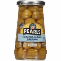 Pearls® Reduced Sodium Pimento Stuffed Green Olives Perspective: Main