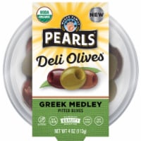 Pearls® Deli Olives® Greek Medley Pitted Olives Perspective: Main
