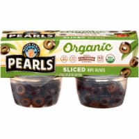 Pearls Organic Sliced Ripe Olive Cups 4 Count Perspective: Main