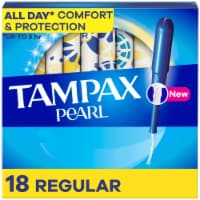 Tampax Pearl Regular Absorbency Leak Guard™ Protection Unscented Tampons