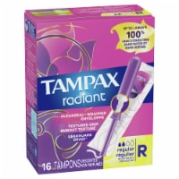 Tampax Radiant Regular Unscented Tampons Perspective: Main