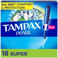 Tampax Pearl LeakGuard Protection Tampons Super Absorbency Unscented