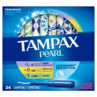 Tampax Pearl LeakGuard Scented Tampons Triple Pack Perspective: Main