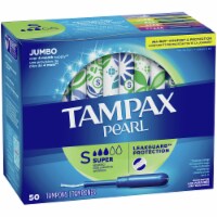 Tampax Pearl Unscented Super Tampons