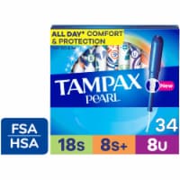 Tampax Pearl Trio Pack Super/Super Plus/Ultra Unscented Tampons
