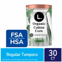 L. Organic Cotton Regular Tampons