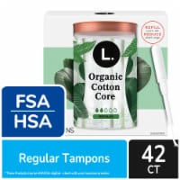 L. Organic Cotton Tampons Regular Absorbency