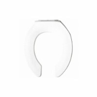 Bemis Toilet Seat,Round Bowl,Open Front,White 2055CT-000