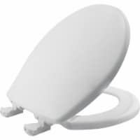 Mayfair Slow Close Round White Plastic Toilet Seat