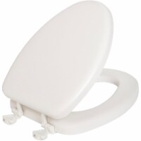 Mayfair by Bemis Elongated Closed Front Premium Soft White Toilet Seat 115EC_000