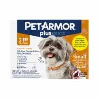 PETARMOR Plus for Small Dogs 5-22 lbs, Flea & Tick Prevention for Dogs, 3-Month Supply Perspective: Main