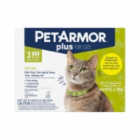 PETARMOR Plus for Cats Over 1.5 lbs, Flea & Tick Prevention for Cats Perspective: Main