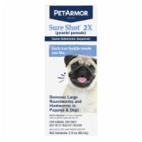 PETARMOR Sure Shot 2X Liquid Wormer for Dogs and Puppies Perspective: Main