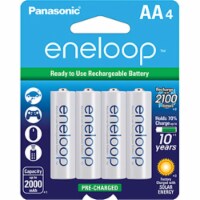 eneloop® Rechargeable Batteries, AA (4 Pack)