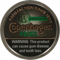 Copenhagen® Wintergreen Packs Smokeless Tobacco