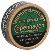 Copenhagen Pouches Wintergreen Smokeless Tobacco