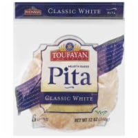 Toufayan Classic White Pita Loaves 6 Count