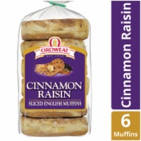 Oroweat Cinnamon Raisin Sliced English Muffins Perspective: Main