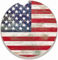 CounterArt Americana Car Coaster - Red/White/Blue Perspective: Main