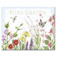 Counter Art CART22379 12 x 15 in. Herb Garden Glass Cutting Board