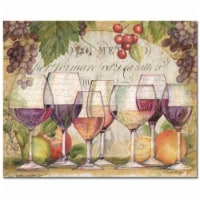 Counter Art CART23116 Wine Country Glass Cutting Board - 12 x 15 in.