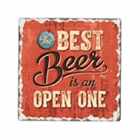 Counter Art CART67796 Best Beer Single Tumble Tile Coaster