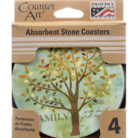 Counter Art Family Tree Coaster Perspective: Main