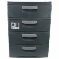 Sterilite 4-Drawer Organizer - Light Platinum, 1 ct - Fred Meyer